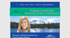 Desktop Screenshot of meridiandentalcare.com