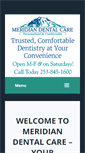 Mobile Screenshot of meridiandentalcare.com